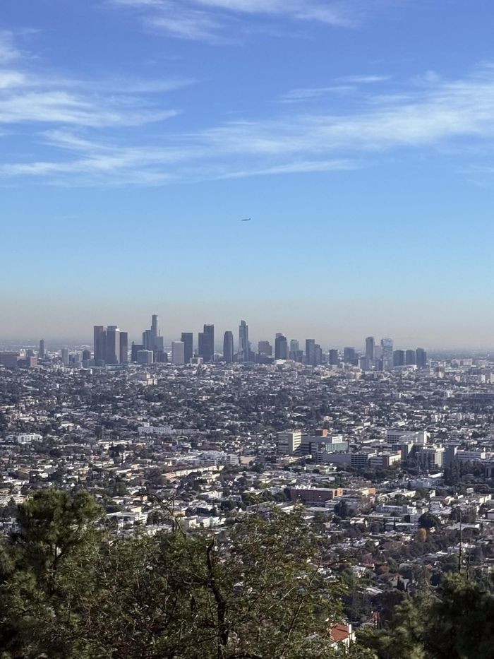 view from griffith observatory